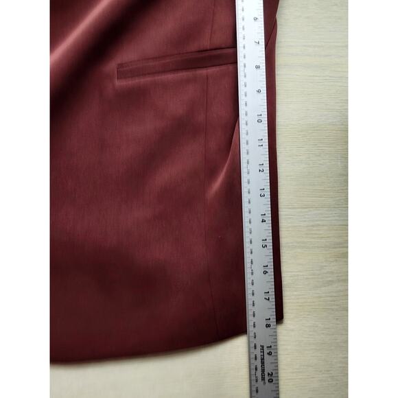 JACKET/SUIT TOP-NORDSTROM-Chocolate Brown-No Buttons-No Collar-Size XL - Picture 11 of 12